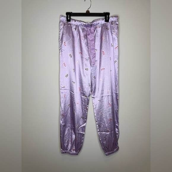 Victoria's Secret Lavender Satin Pants - Picture 1 of 8